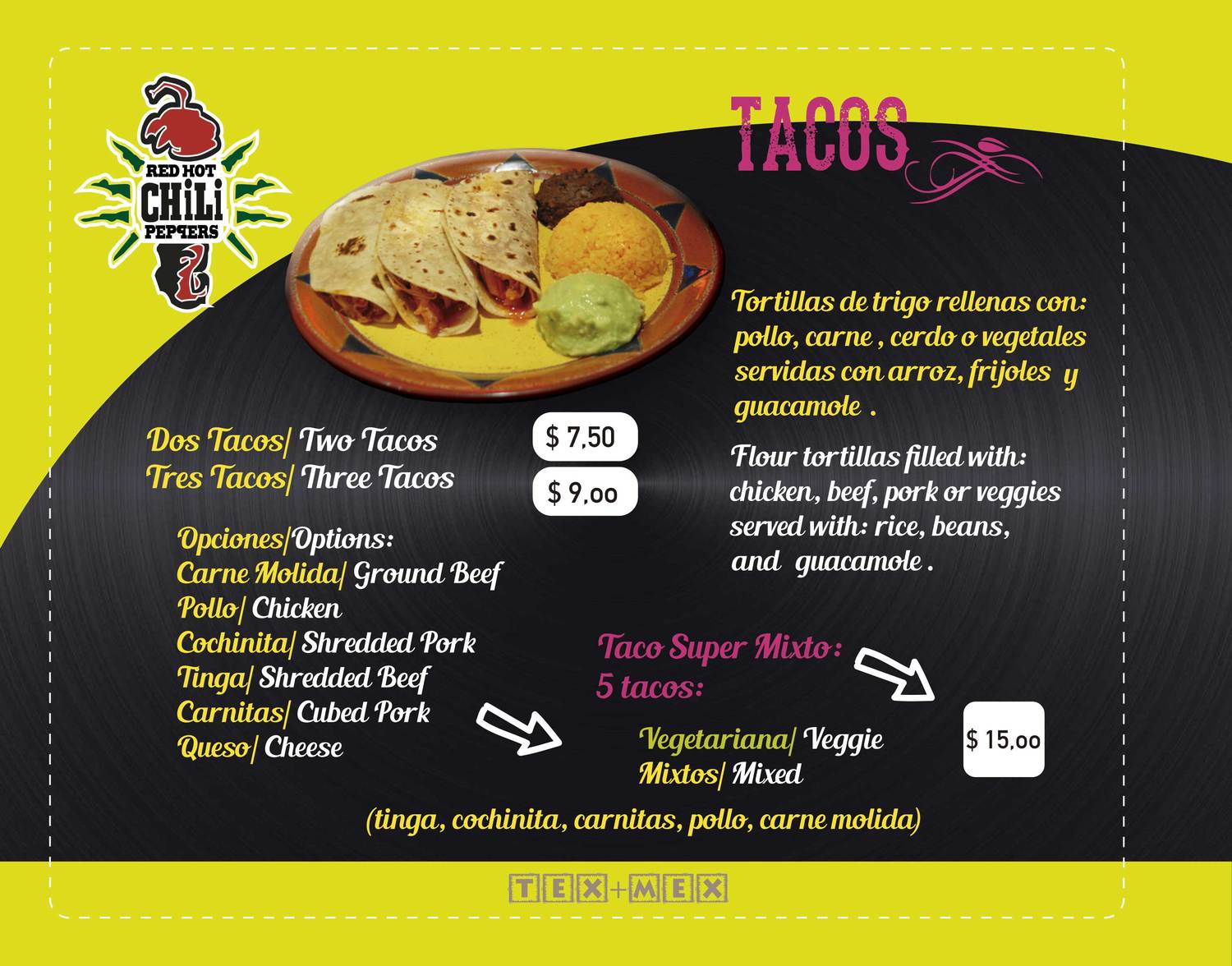 <span style="font-weight: bold;">TACOS</span><br>