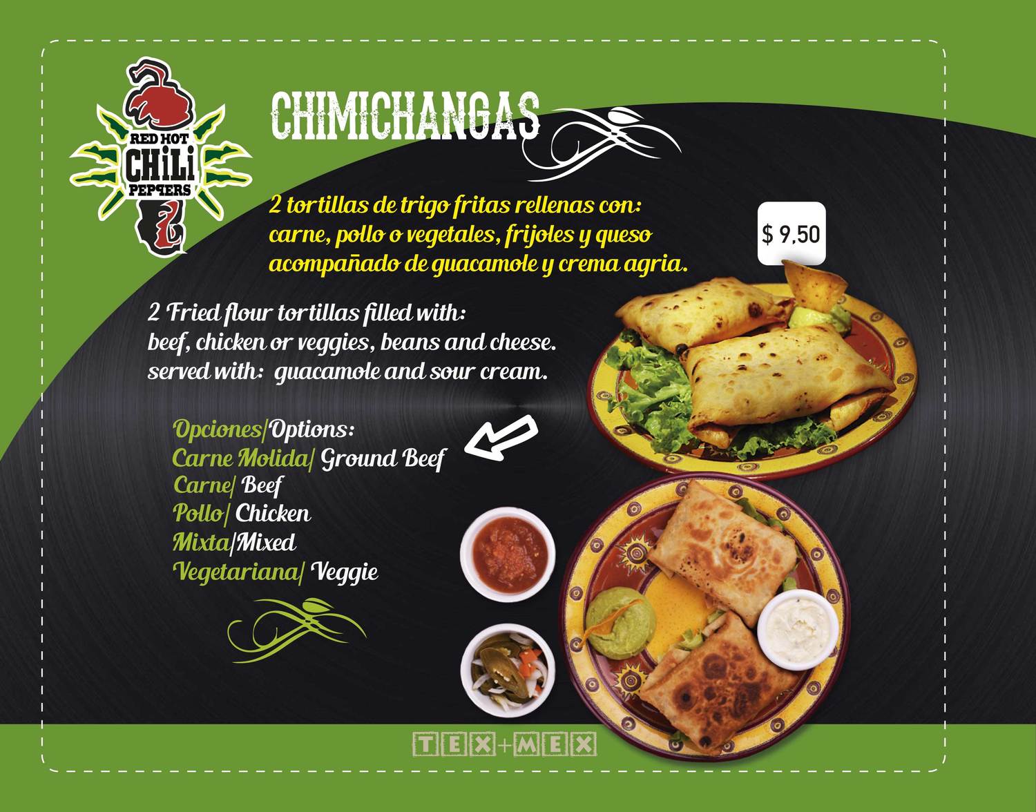 <span style="font-weight: bold;">CHIMICHANGAS</span><br>