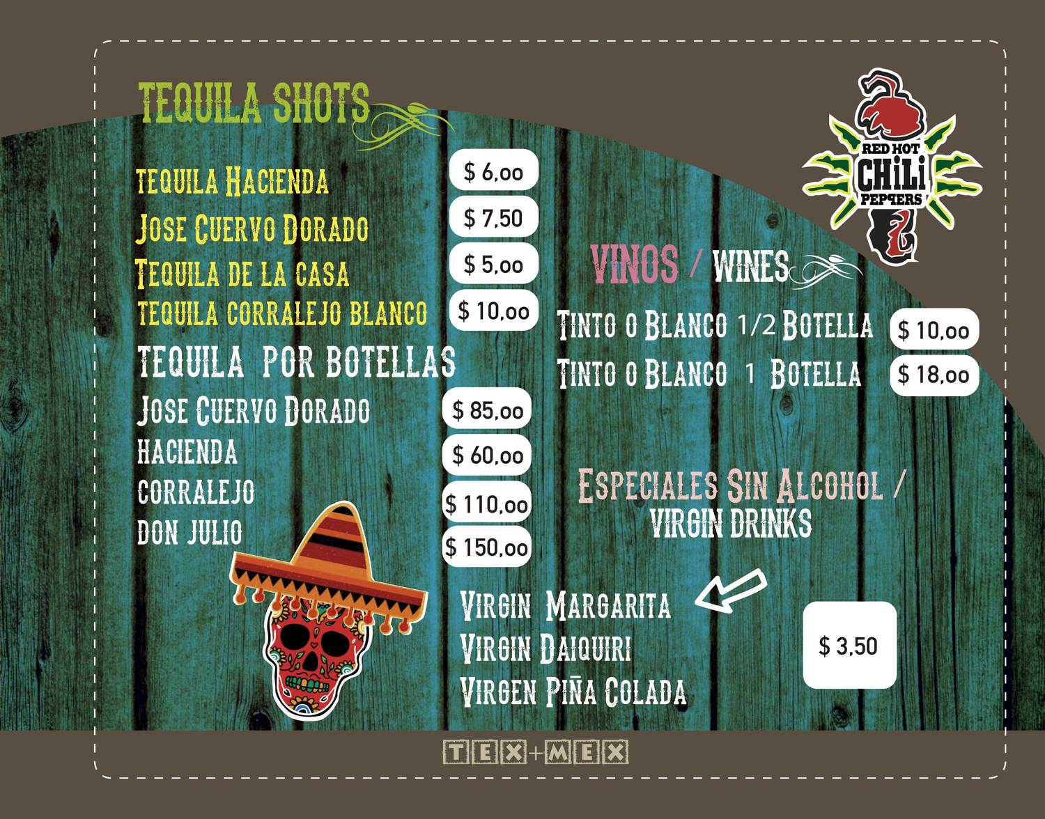 <span style="font-weight: bold;">Tequilas</span><br>